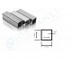 Alüminyum Kutu Profil 42mm  x 42mm Et Kalınlık 2mm